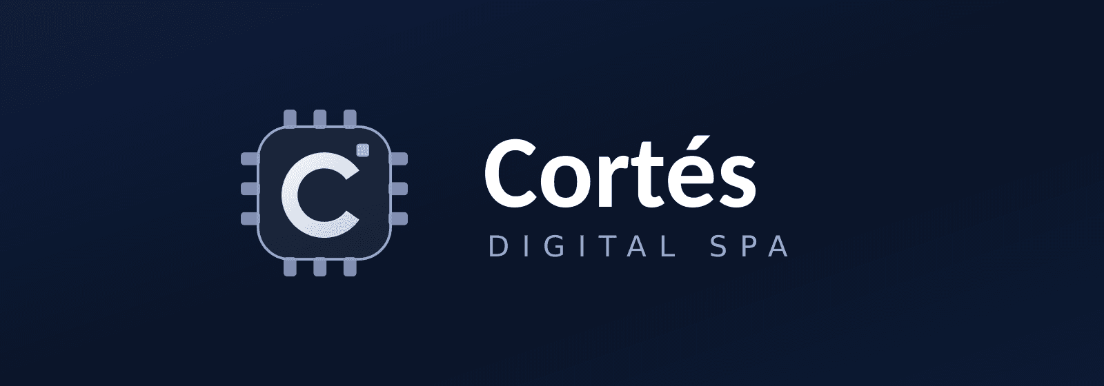 Cabecera con la marca Cortés Digital